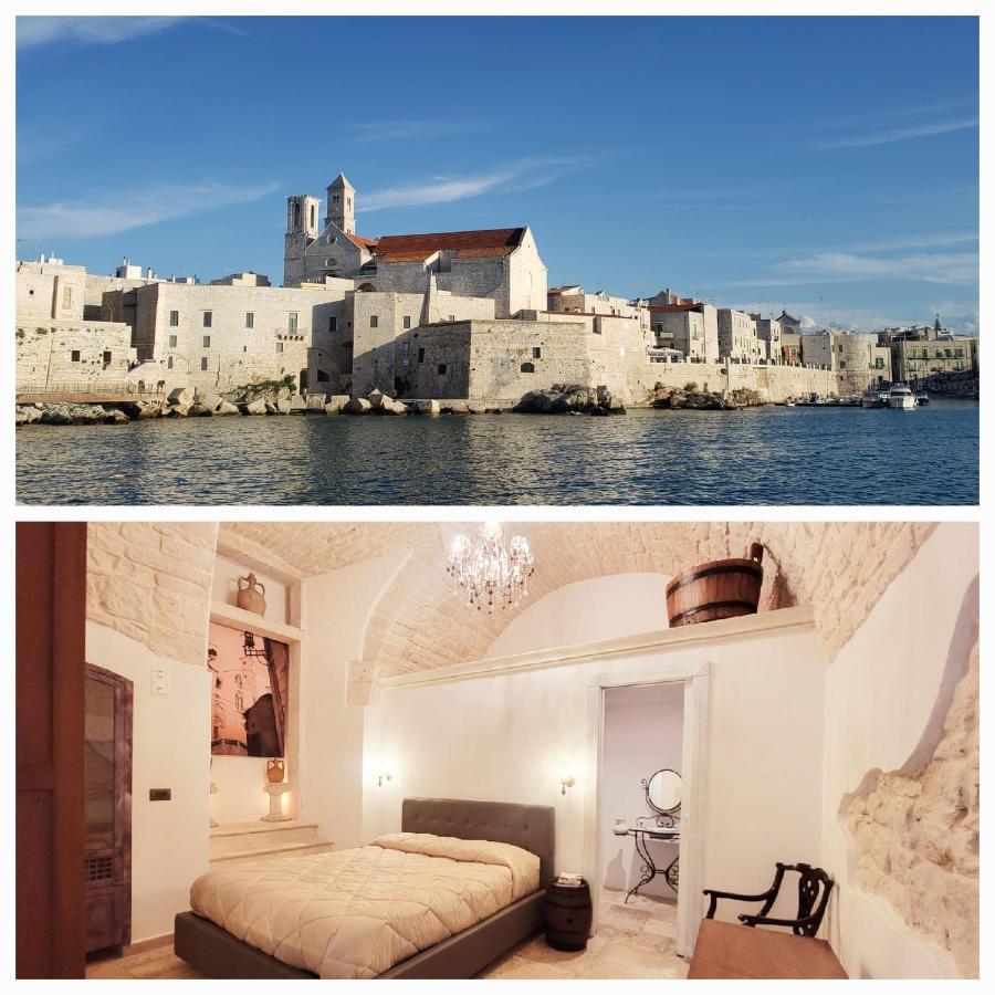 Giovinazzo Historic Apulia Old Town Stone House With Private Patio Apartment Екстериор снимка